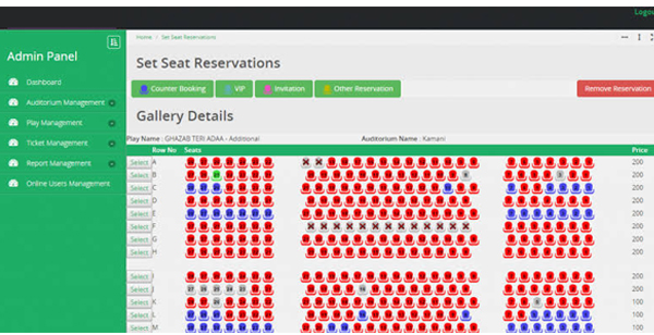 Theater Ticket Booking Software